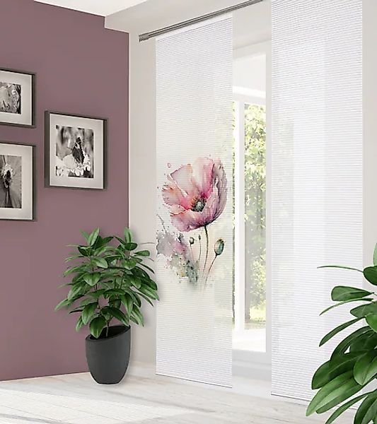 HOME in green Schiebegardine »MELIORA« Paneelwagen 1 Stk. tlg. Bambusoptik, günstig online kaufen