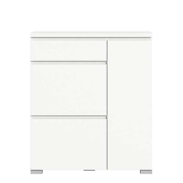 Schuhgarderobe Kommode in Weiß 109 cm hoch - 95 cm breit günstig online kaufen