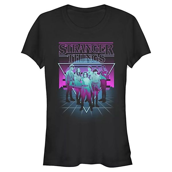 Netflix - Stranger Things - Gruppe Neonn Group - Frauen T-Shirt günstig online kaufen