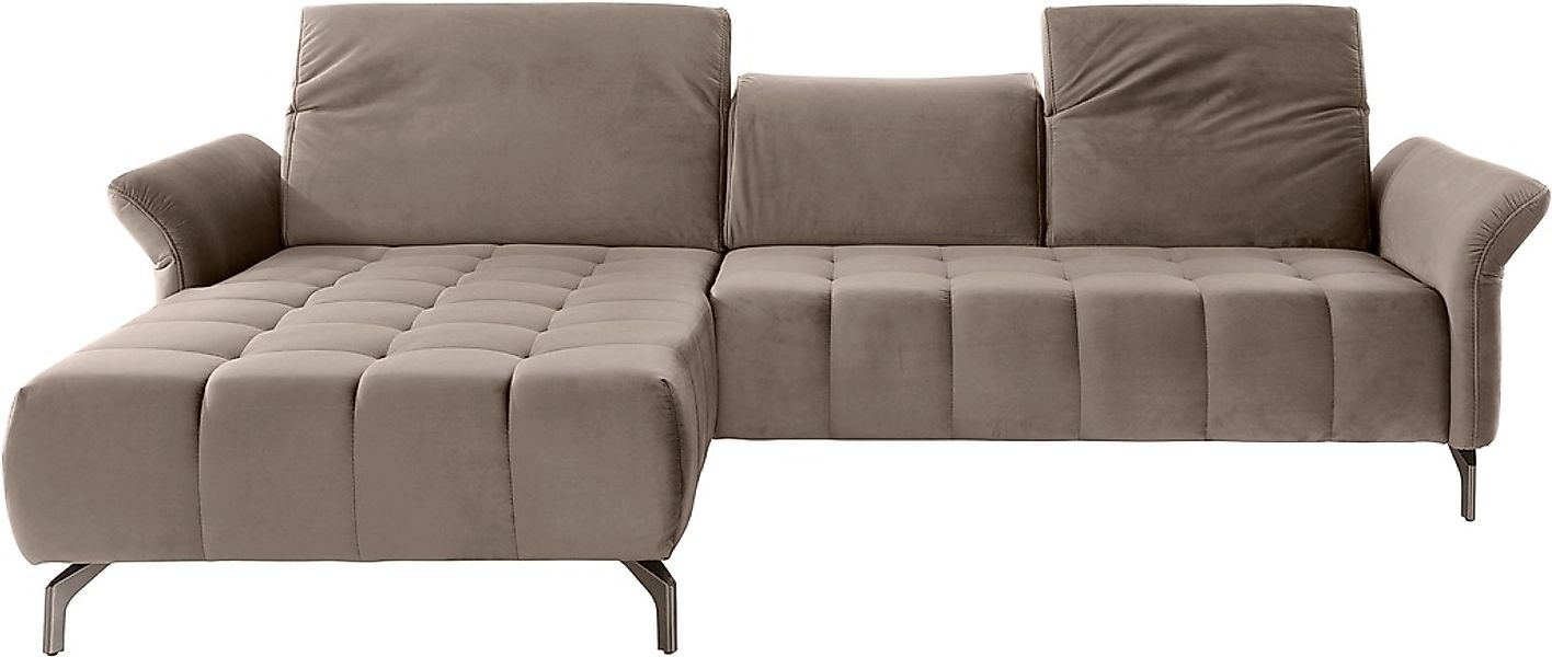 INOSIGN Ecksofa »Fresh L-Form«, Federkern, wahlweise Kopfteilverstellung un günstig online kaufen