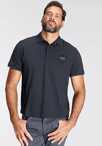 Arizona Poloshirt, mit Badge günstig online kaufen