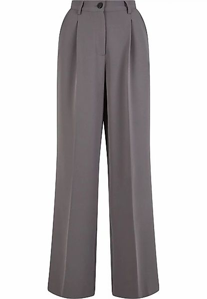 URBAN CLASSICS Stoffhose "Urban Classics Ladies Wide Leg Trousers", (1 tlg. günstig online kaufen