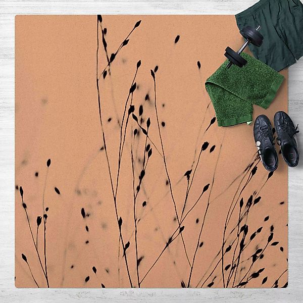 Kork-Teppich Zarte Gräser im nahen Schatten günstig online kaufen