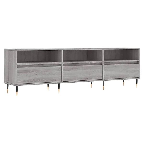 vidaXL TV-Schrank Grau Sonoma 150x30x44,5 cm Holzwerkstoff  Modell 3 günstig online kaufen