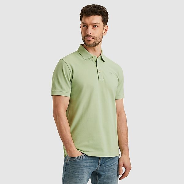 PME LEGEND Poloshirt "Short sleeve polo pique garment dye" mit Logo Sticker günstig online kaufen