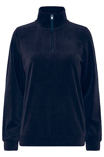 OXMO Troyer "Longsweatshirt OXEBBA HALFZIP" günstig online kaufen
