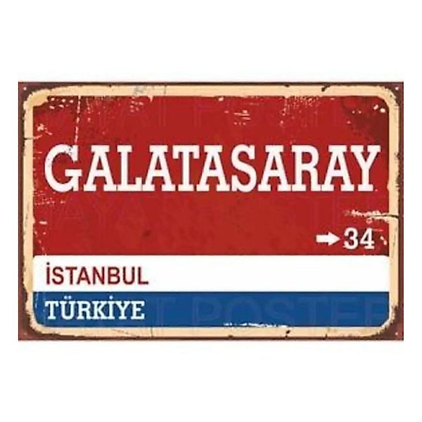 Jungengel Wandbild Galatasaray 20x30cm Istanbild Wandposter günstig online kaufen