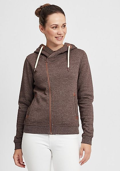 OXMO Kapuzensweatjacke OXVicky Sweat Zip-Hoodie Sweatshirtjacke mit asymmet günstig online kaufen