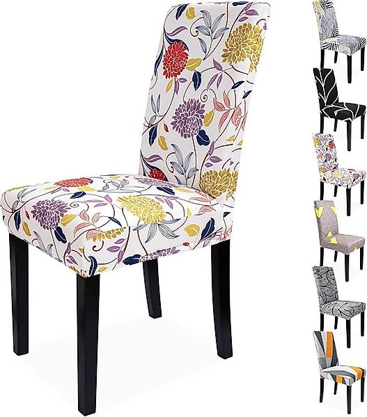Coonoor Stuhlhusse Stretch Stuhlbezug,Graffiti Modernes Muster Waschbar Stu günstig online kaufen