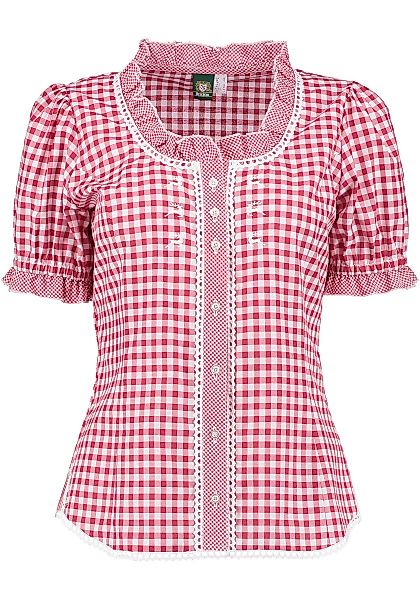 OS Trachten Trachtenbluse Poror Kurzarmbluse mit günstig online kaufen