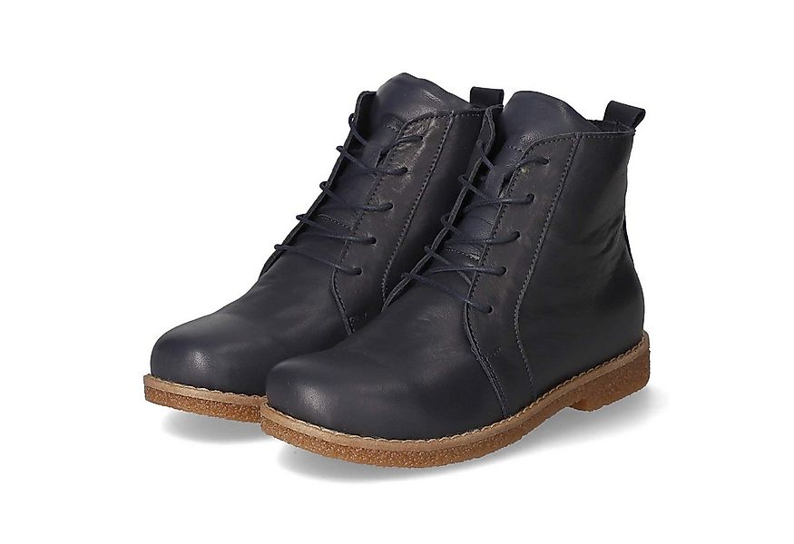 Andrea Conti Andrea Conti 0344523/017 Damen Glattleder blau Schnürstiefel günstig online kaufen