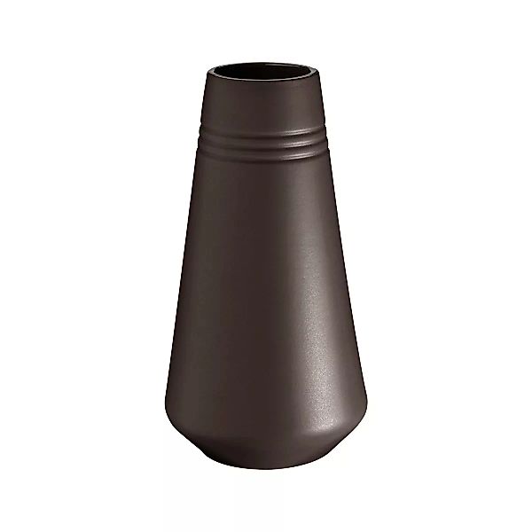 Lines Vase 22cm braun günstig online kaufen