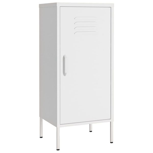 vidaXL Aktenschrank Lagerschrank Weiß 42,5x35x101,5 cm günstig online kaufen