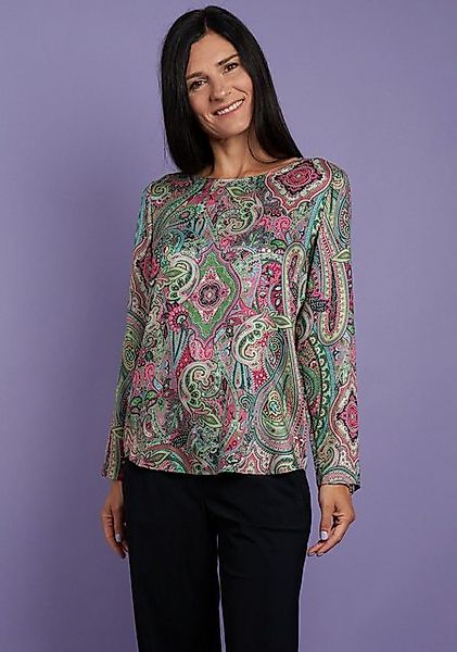 Seidel Moden Langarmbluse mit All-Over Print, günstig online kaufen