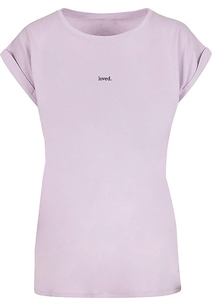 Merchcode T-Shirt "Merchcode Damen Ladies Love Extended Shoulder Tee", (1 t günstig online kaufen