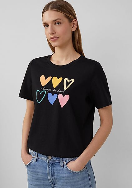 s.Oliver Kurzarmshirt T-Shirt T-Shirt mit Pride-Motiv günstig online kaufen