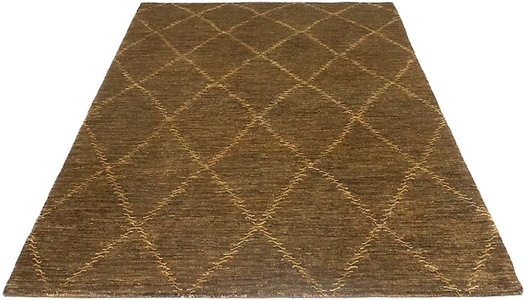morgenland Wollteppich »Gabbeh - Indus - 205 x 137 cm - braun«, rechteckig, günstig online kaufen