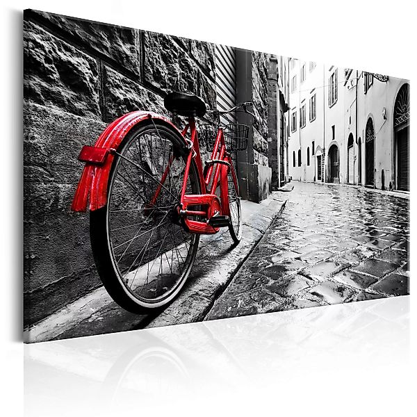 Wandbild - Vintage Red Bike günstig online kaufen