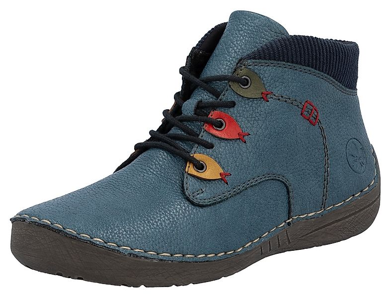 Rieker Schnürboots Stiefelette, Casualboots, High Top Sneaker mit Innenreiß günstig online kaufen