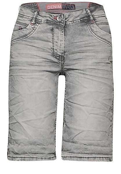 Cecil Stoffhose Cecil / Da.Bermuda / Style NOS Scarlett Shorts Grey günstig online kaufen