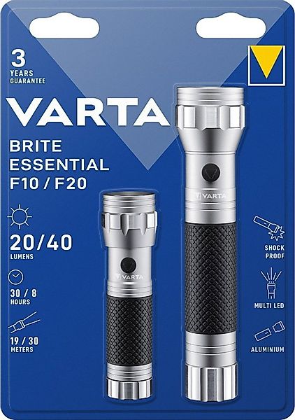 VARTA LED Taschenlampe Taschenlampe LED Brite Essential F10 und F20 exkl. B günstig online kaufen