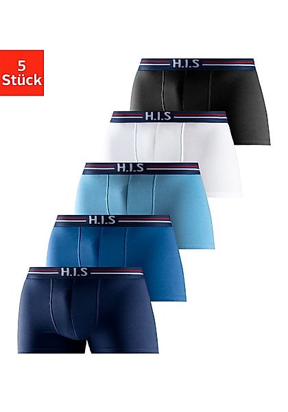 H.I.S Boxer "Boxershorts für Herren", (Packung, 5 St.), mit Streifen und Ma günstig online kaufen