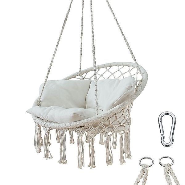 yourGEAR Hängestuhl Boracay Sand Hängesessel Sitz-Polster günstig online kaufen