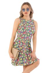 Bongual Jerseykleid Sommerkleid ohne Ärmel mit günstig online kaufen