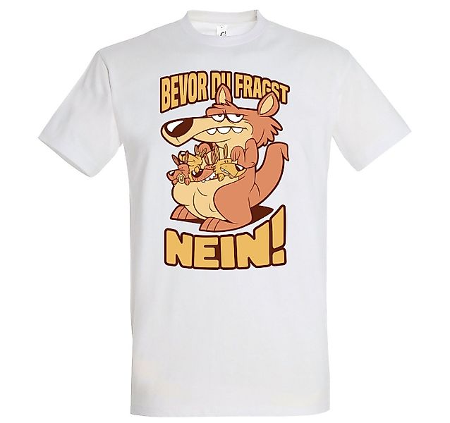 Youth Designz Print-Shirt Herren T-Shirt BEVOR DU FRAGST NEIN mit lustigem günstig online kaufen