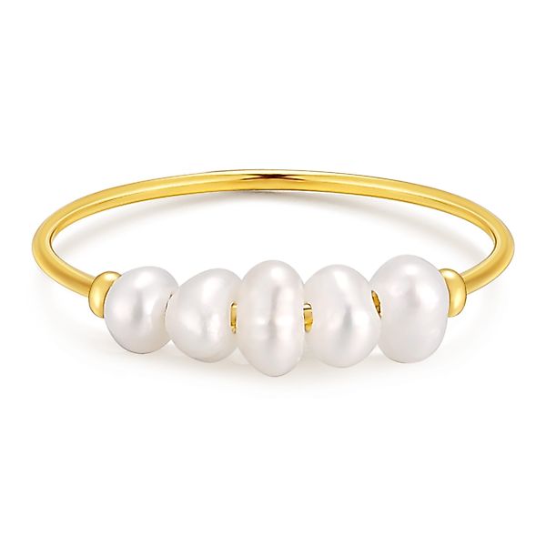 Kim Johanson Perlenring Mare in Gold günstig online kaufen