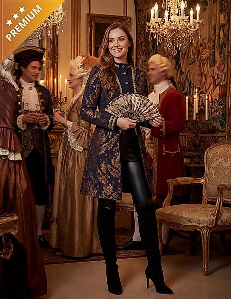Wilbers Partyanzug Barockjacke Damen Blau Luxus bestickt günstig online kaufen