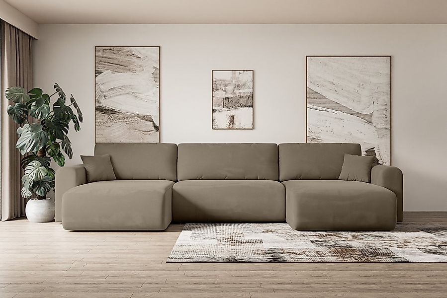 ALTDECOR Wohnlandschaft ORRO-U, Couch mit Schlaffunktion, Wohnzimmer - Wohn günstig online kaufen