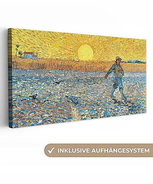 OneMillionCanvasses® Leinwandbild Panorama Der Sämann - Vincent van Gogh, F günstig online kaufen