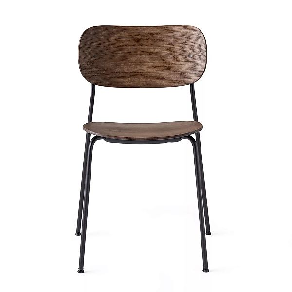 Menu - Co Dining Chair - dunkle eiche/gebeizt/BxHxT 50x85x49,5cm/Gestell sc günstig online kaufen
