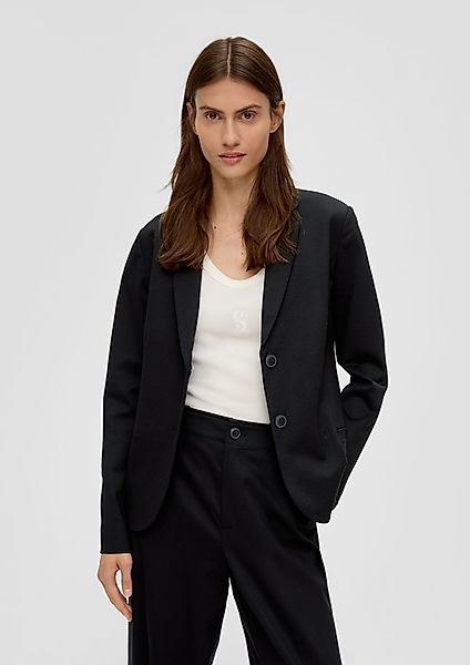 s.Oliver Jackenblazer Jersey-Blazer mit Twillstruktur günstig online kaufen