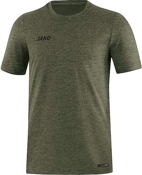 Jako Kurzarmshirt T-Shirt Premium Basics KHAKI MELIERT günstig online kaufen