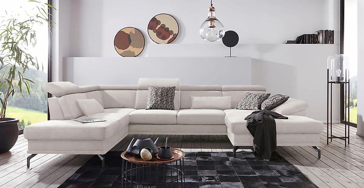 sit&more Wohnlandschaft "Scorpio U-Form" inklusive Sitztiefenverstellung, m günstig online kaufen