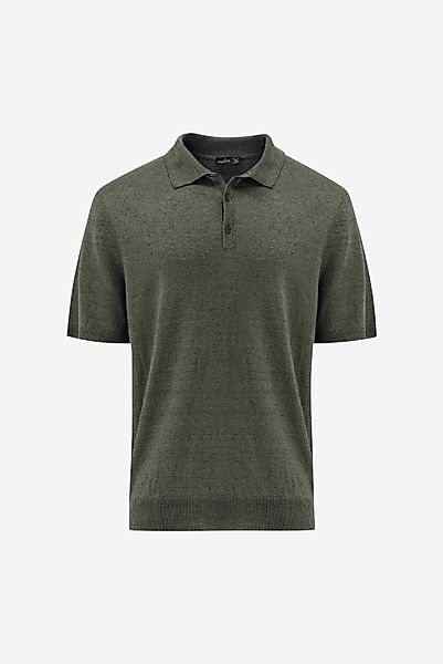 Poloshirt gestrickt aus Leinen günstig online kaufen
