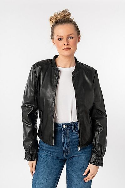 Mauritius Lederjacke MWCassie mit Stehkragen günstig online kaufen