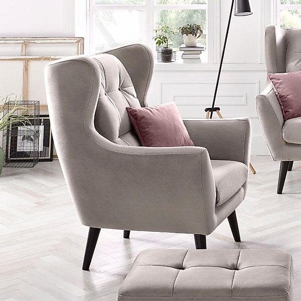 andas Ohrensessel Hemmink, Sessel, Loungesessel, mit günstig online kaufen