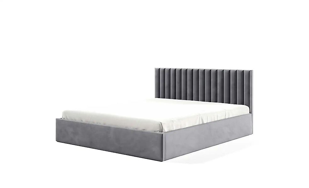 Polsterbett 90x200 Grün   ¦ grau ¦ Maße (cm): B: 99 H: 85 Betten > Polsterb günstig online kaufen