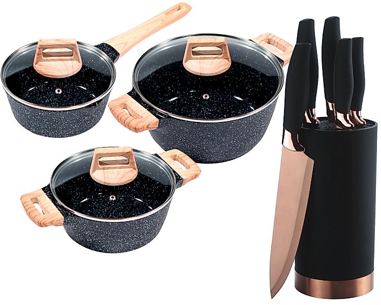 KING Topf-Set ""ESSENTIAL" Aluminiumguss, Induktion, Antihaftbeschichtung" günstig online kaufen