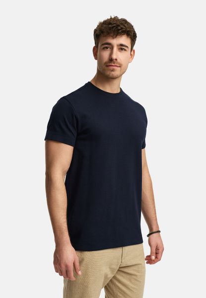 Indicode T-Shirt INSander mit dezentem Label-Detail günstig online kaufen