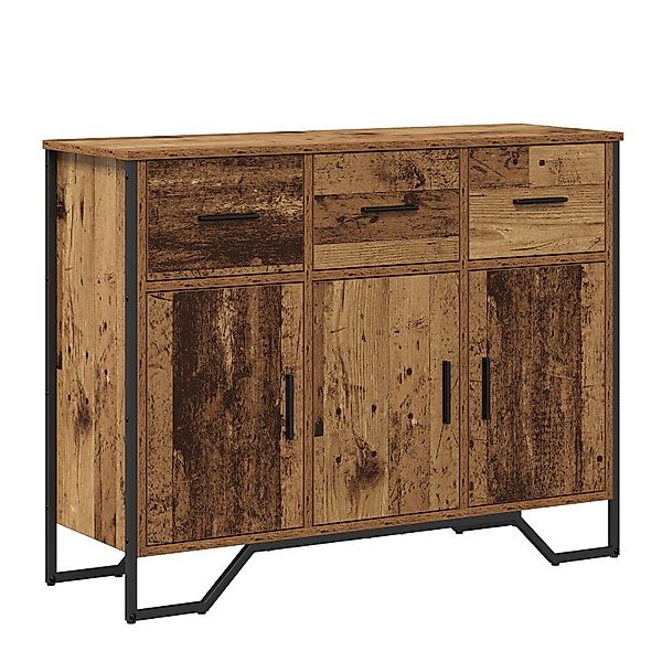vidaXL Sideboard Sideboard Altholz Eiche 97x32,5x74,5 günstig online kaufen
