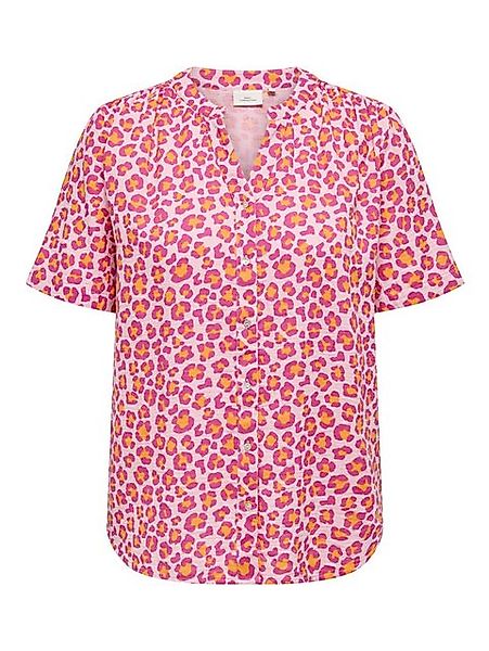 ONLY CARMAKOMA Kurzarmbluse CARTHYRA LIFE S/S BUTTON TOP WVN günstig online kaufen