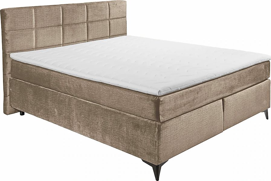 ED EXCITING DESIGN Boxspringbett "Navarra" wahlweise mit Matratze günstig online kaufen