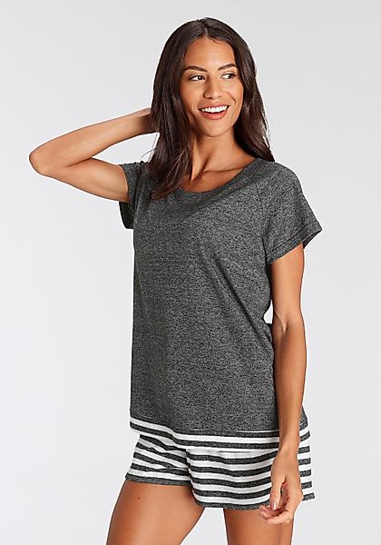 Vivance Dreams Shorty 2 Stk. tlg., mit Streifen-Details günstig online kaufen