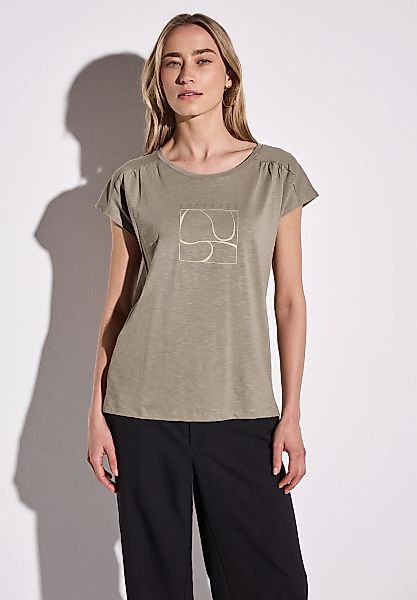 STREET ONE T-Shirt im soften Baumwoll-Mix günstig online kaufen