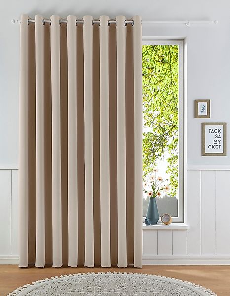 my home Verdunkelungsvorhang Solana, Ösen (1 günstig online kaufen