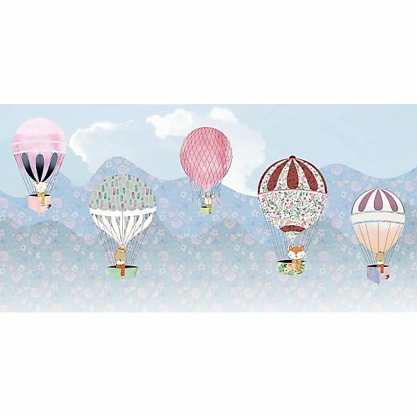 Komar Vliestapete »Digitaldruck Vlies - Happy Balloon - Größe 500 x 250 cm« günstig online kaufen